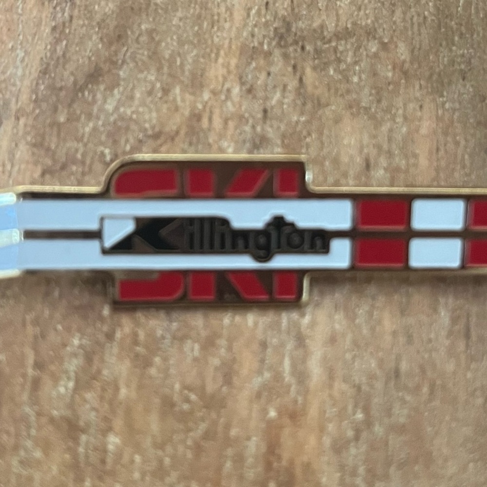 Killington ski’s collector pin.